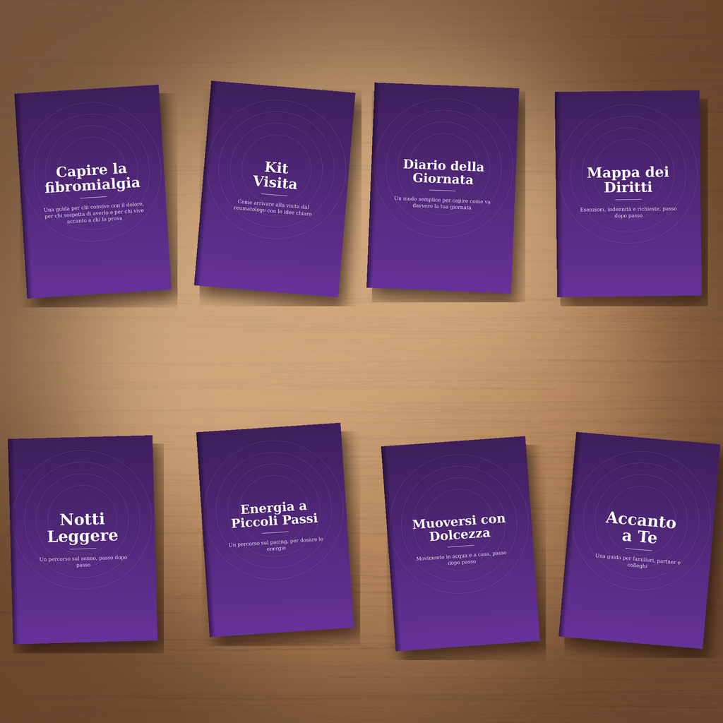 [PACK-FM-ALL] Pack Completo 8 Guide Benessere Fibromialgia
