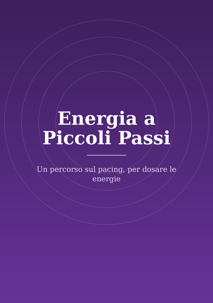 [FM-06] Energia a Piccoli Passi
